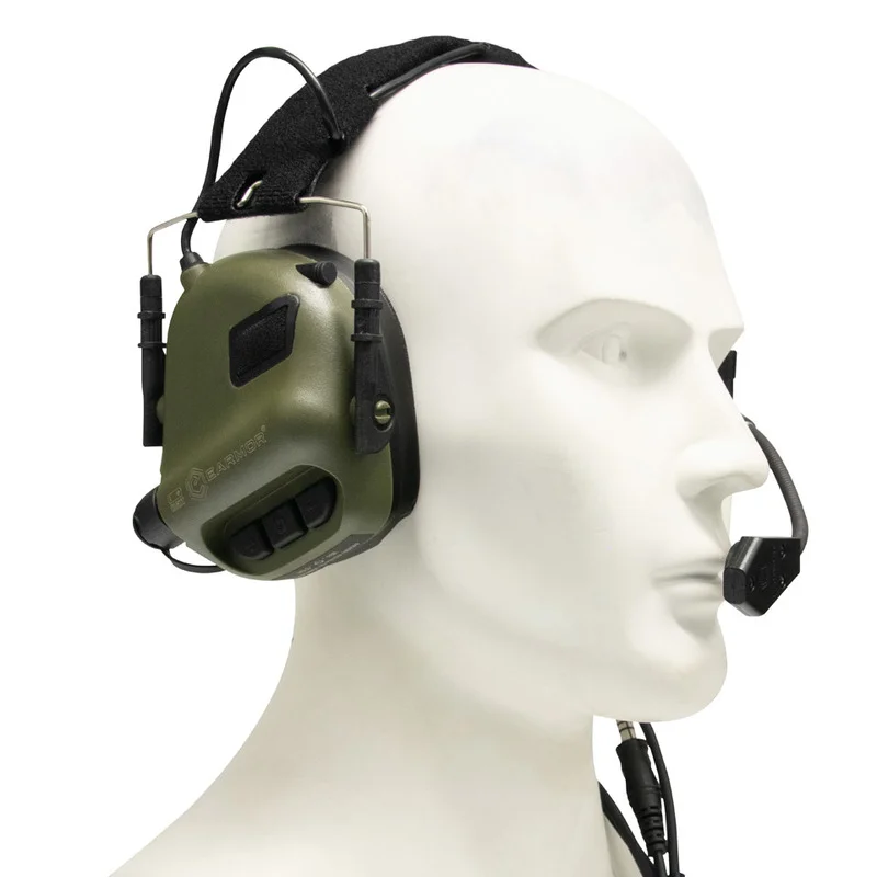 EARMOR протектор слуха M32 MOD3 тактическая гарнитура (Листва Зеленый) стрельба военная