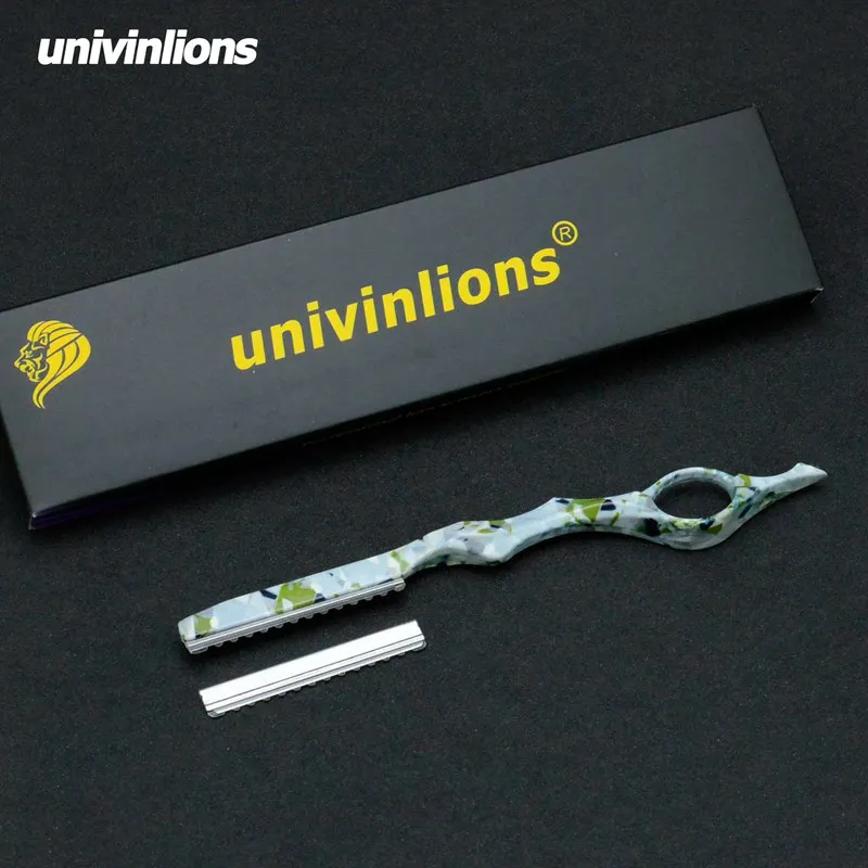 Цветной нож univinlions для филировки волос прямые лезвия парикмахерской стрижки