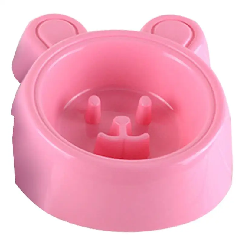 Милая медленная кормушка для домашних животных дизайн в форме кролика