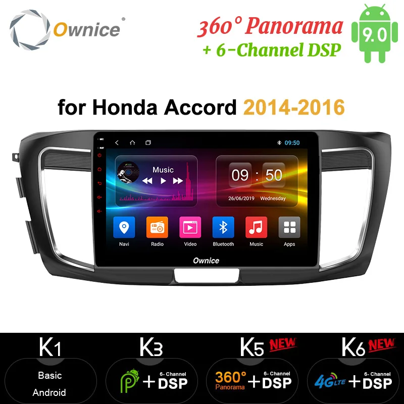 Автомобильный радиоприемник Ownice 10 1 дюйма Android 9 0 видеоплеер GPS навигационная