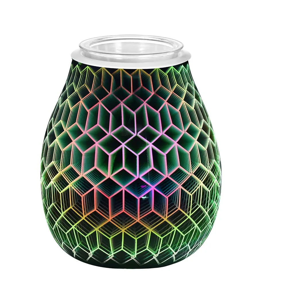 3D цветочные звезды воск плавится ароматерапия лампа Ночной светильник