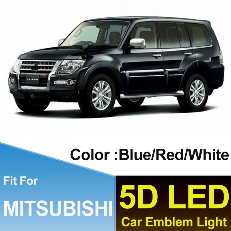 5D светодиодный светильник сзади загрузки эмблема на багажник рулевого колеса