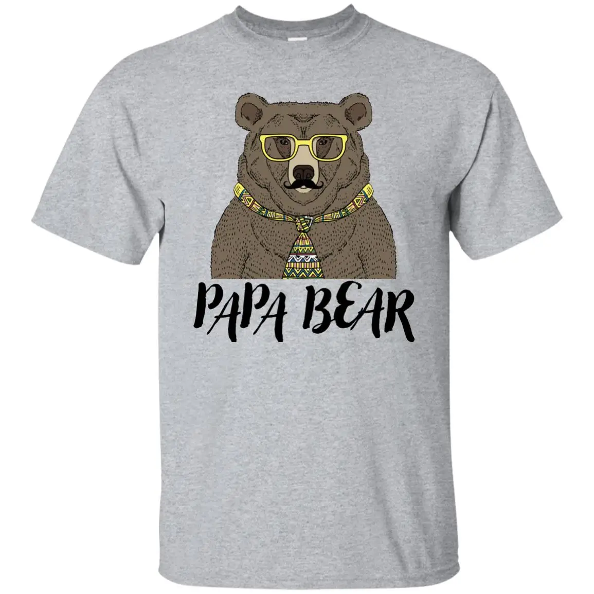 

Fashion Design Papa Bear - Father's Day Gift T-Shirt Summer Cotton Short Sleeve O-Neck Men's T Shirt New S-3XL