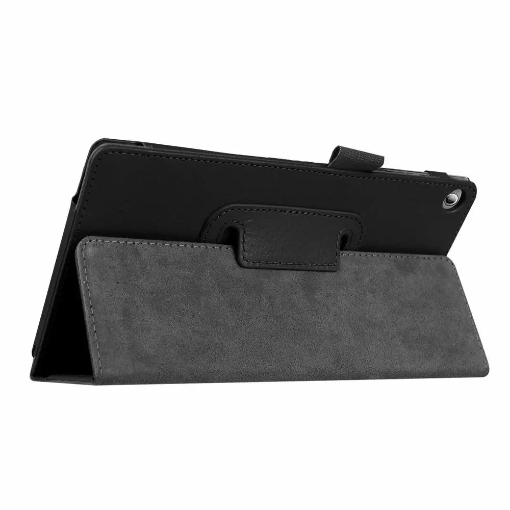 

Funda for Lenovo Tab 2 A7-10 A7-20 Case Folding Stand litchi Leather Cover for Lenovo TAB2 7inch A7-10f A7-20f Tablet Case Glass
