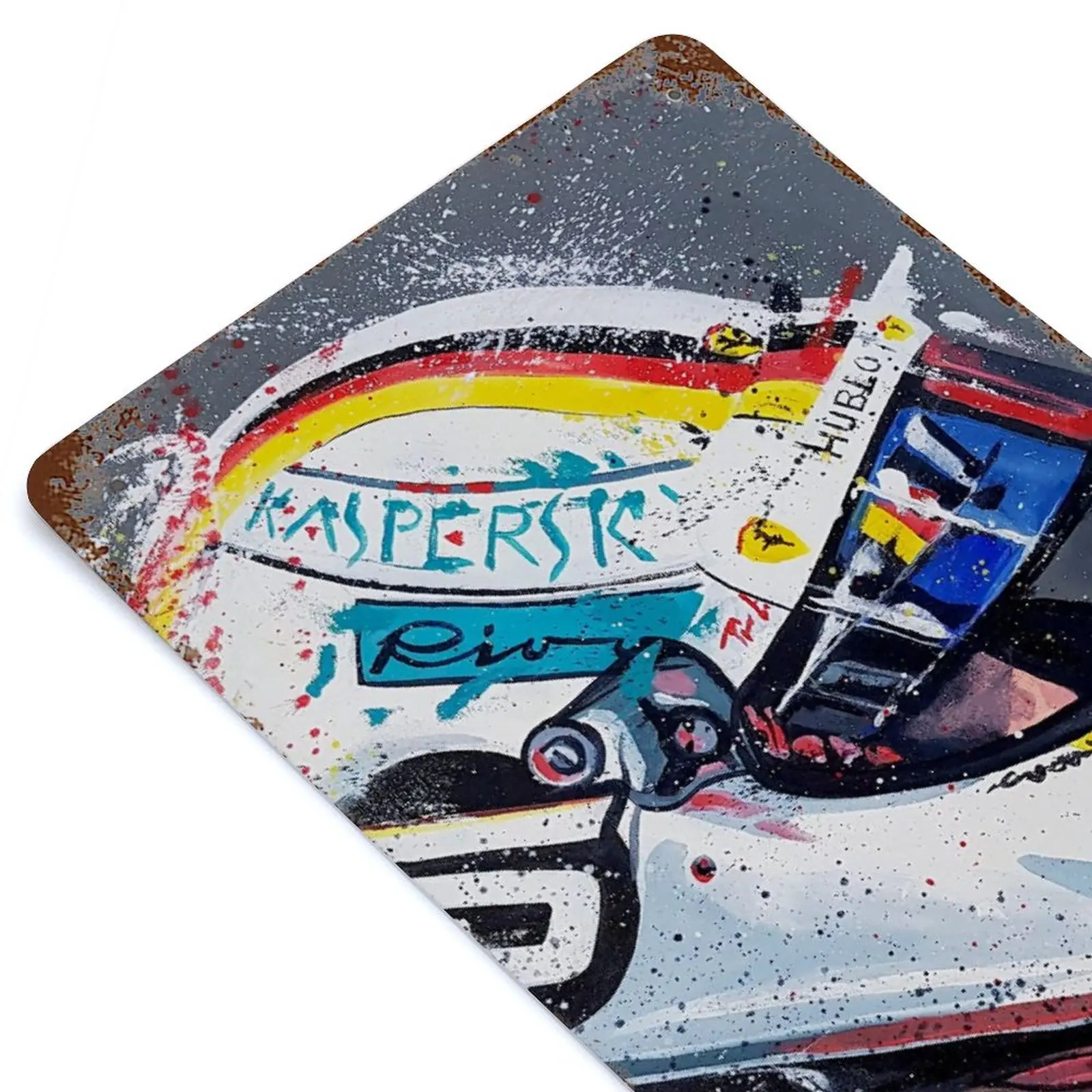 

Vettel 01 Printed Retro Metal Poster Decor Home Wall Decoration Tin Sign Plaque