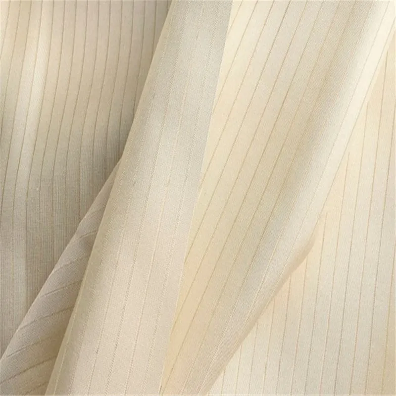 Шелковая ткань в полоску жаккардовая шелковая для женщин рождественский подарок