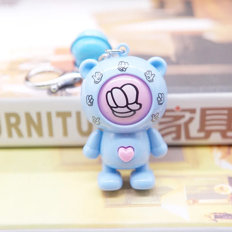 Забавная семья Мора игры медведь рок бумажные ножницы игра игрушка круглое яйцо