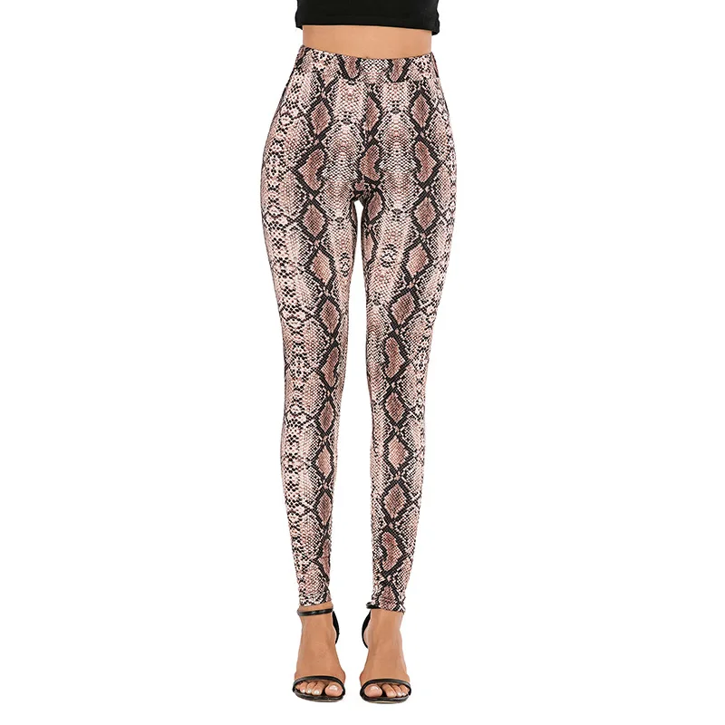 

2020 New Hot Sale Casual Pants Women's Printed Slim Fit Thin High Waist Fashion Trousers