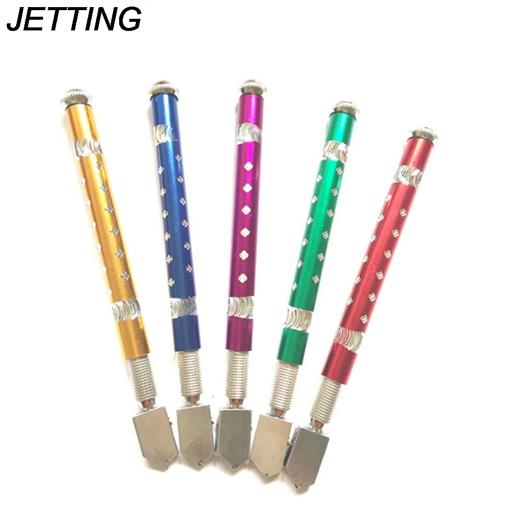 

JETTING 1 шт. Профессиональный масляный наполненный вольфрам карбид стекло режущее колесо металлическая ручка ручные инструменты случайный цв...