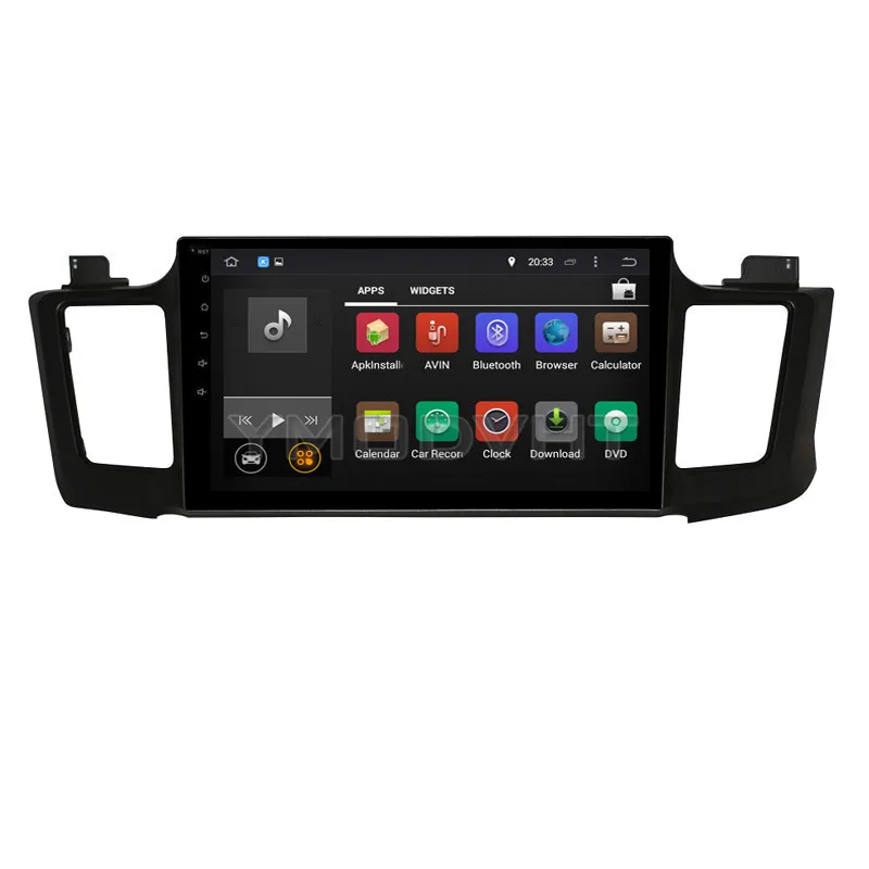 YMODVHT 10 1 дюймов 4G Восьмиядерный Android 9 0 7 автомобильный dvd плеер для Toyota RAV4 2016 2017 2018