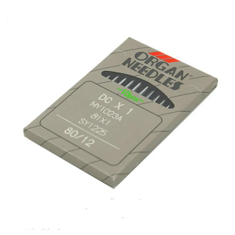 DCX1(80-12) 10 шт./лот высокое качество иглы organ DBX1 DCX1 DPX5 UYX128GAS для промышленные прямострочные швейных машин Singer, juki brother - Цвет: DCX1(80-12)