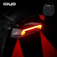 giyo bicycle taillight turn signal waterproof bike rear light usb rechargeable led safety warning bicycle lamp parts