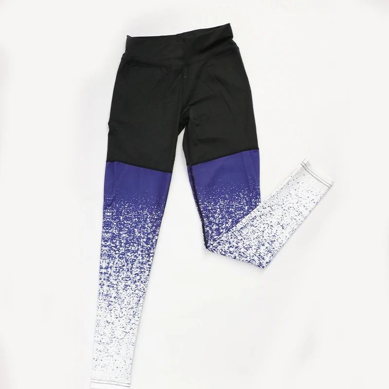 Navy pants Domidofa, новинка, Женский комплект 2 шт., сексуальный, полиэстер, дышащий, градиентный, набор для тренировок, для спортзала, бега, фитнеса, йоги, упражнений - Цвет: Navy pants
