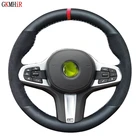 Черная натуральная кожа замша своими руками для BMW M Sport G30 G31 G32 G20 G21 G14 G15 G16 X3 G01 X4 G02 X5 G05