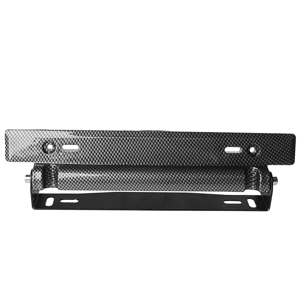

2022 New Universal Racing Carbon Fiber Adjustable Number Car License Plate Frame Holder