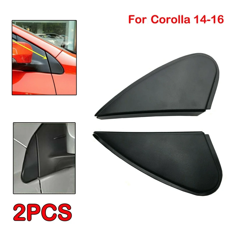 

1 пара углов бокового зеркала автомобиля, тройная угловая обшивка для Toyota Corolla 2014-2016