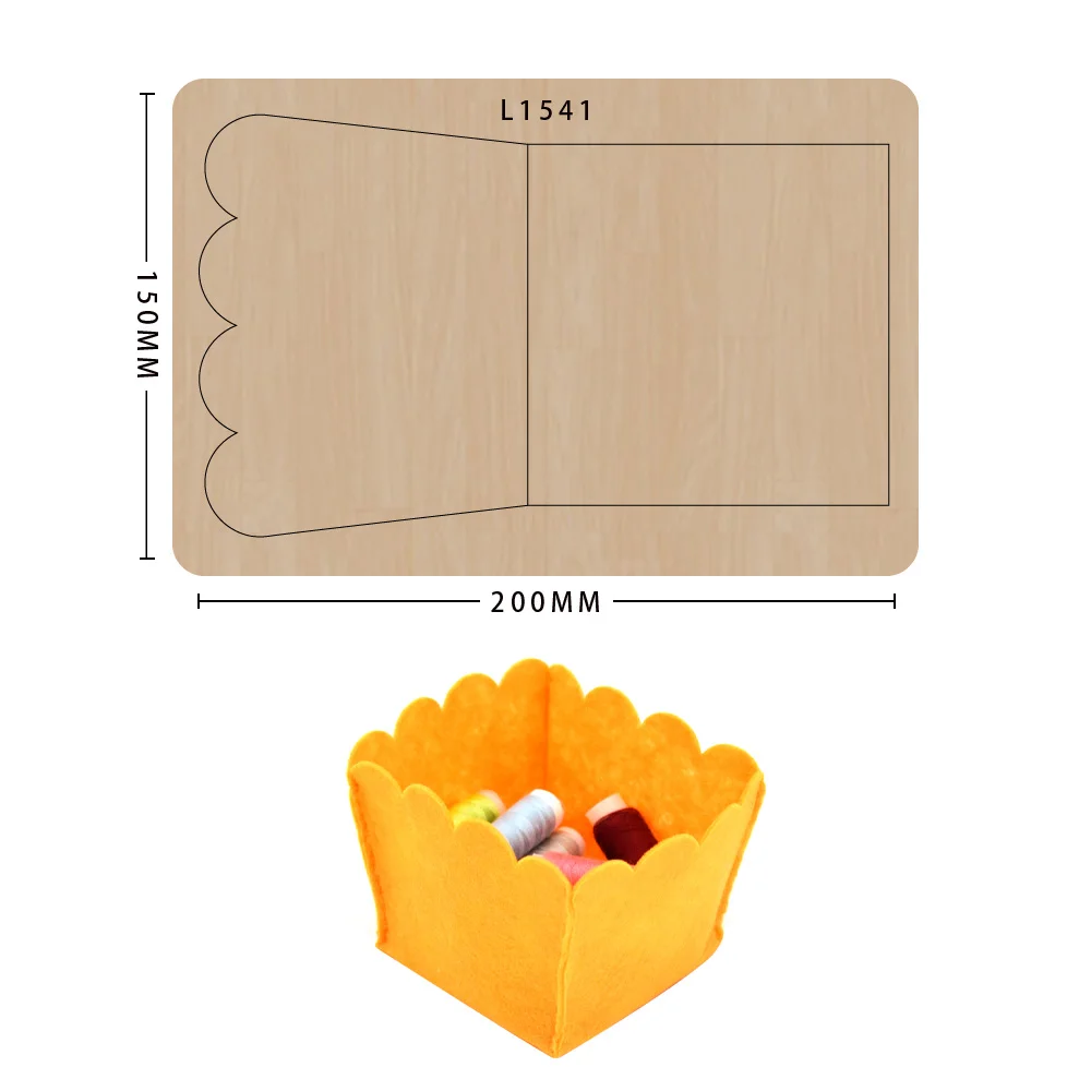 

Cutting Dies Mold Wood Dies Small Basket New Design Craft Die Beautiful Decoration Scrapbooking Paper Card Craft