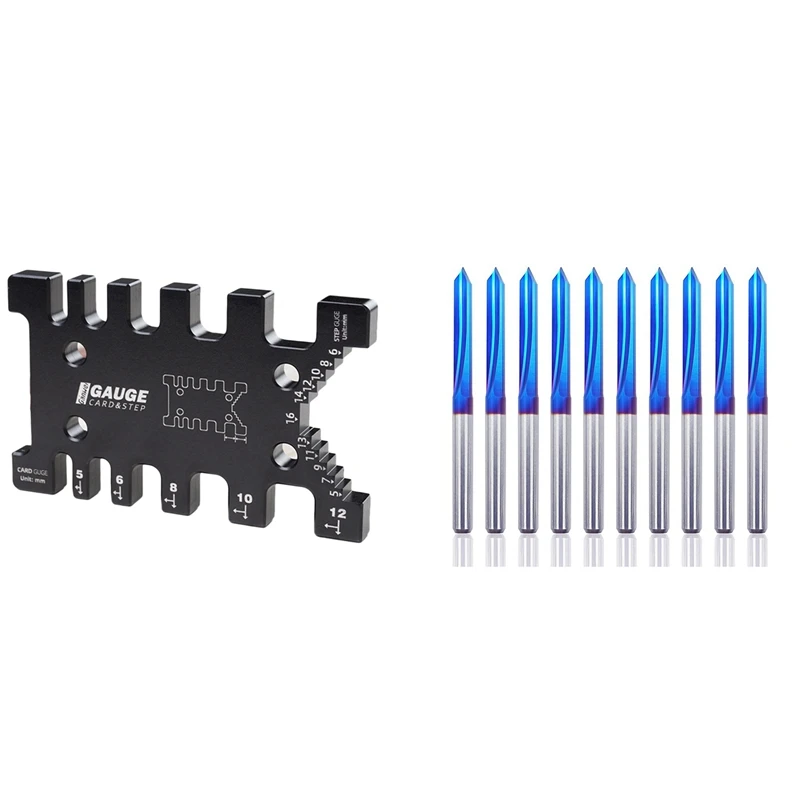 

Метрическая и имперская линейка для пилы, Калибровочная, с 10 насадками, с прямым желобом, с V-образным креплением, с 2 канавками, 1/2 дюйма, хвос...