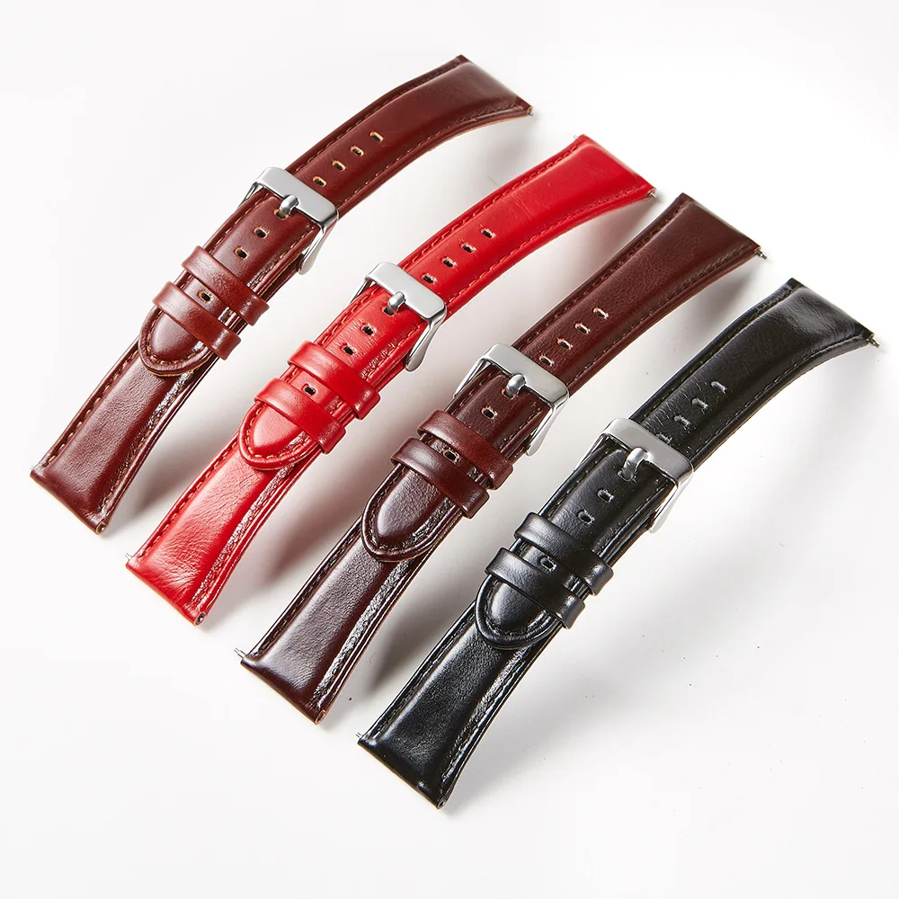 

Quick Release Switch Raw Ear Leather Watch Strap Suitable For Samsung S2S3 Huawei Huami And Other Watch Accessories