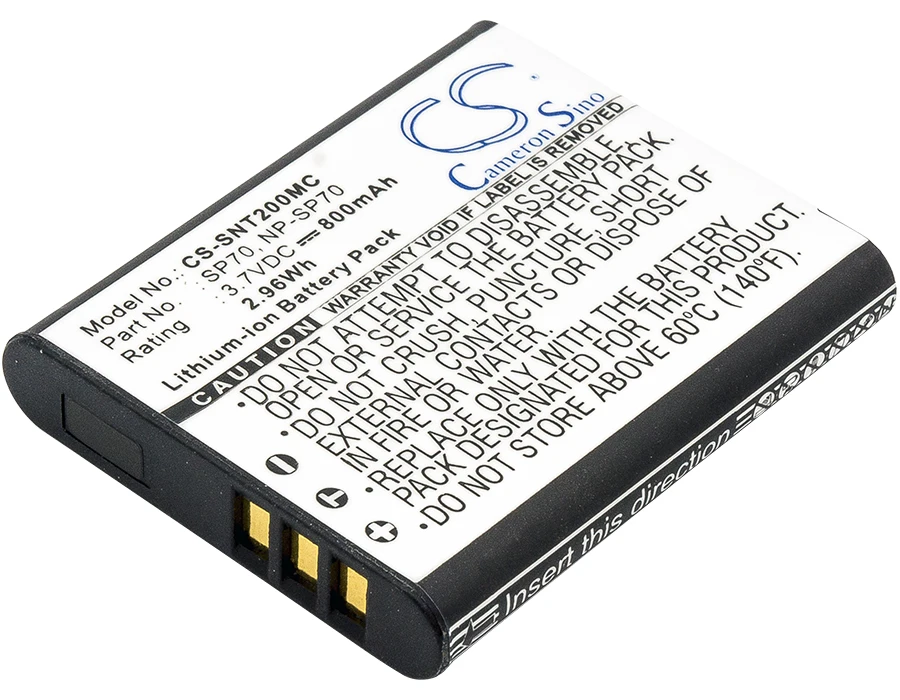 Аккумулятор 2021 для Sony NP SP70 MHS FS2K FS3/B TS10 K TS20/L TS20/S 800 мАч/Втч|Аккумуляторы мобильных