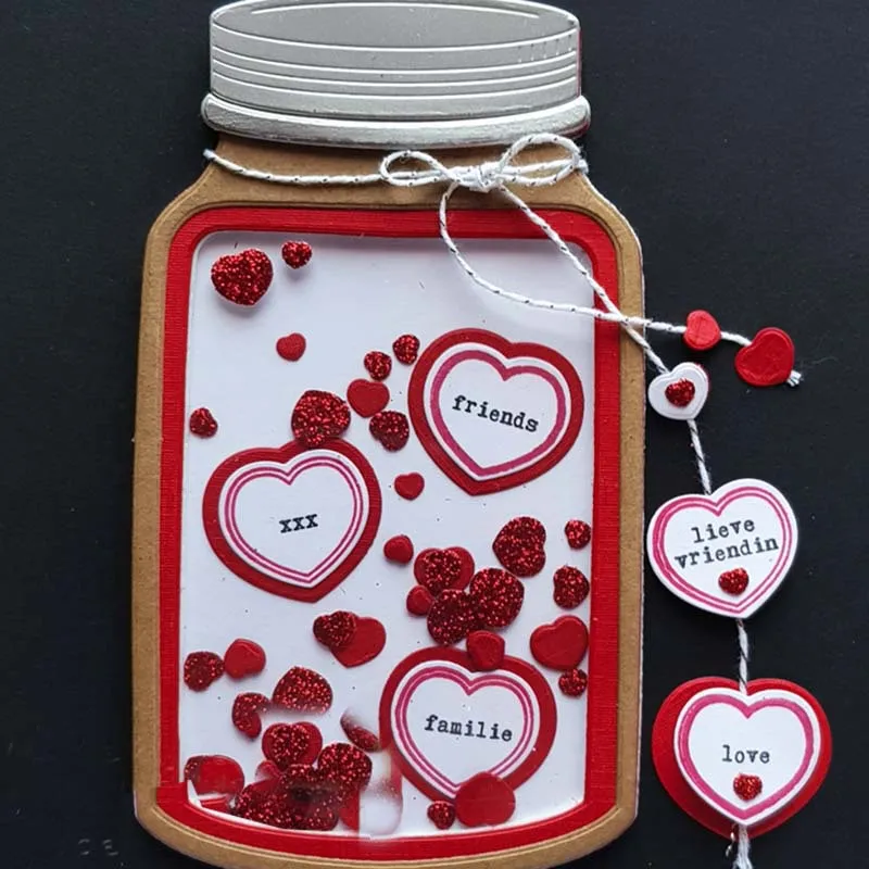 

Reunion New Design Craft Metal Die Cuts Wishing bottle Cutting Die Scrapbooking Album DIY Paper Card Embossing Stencils