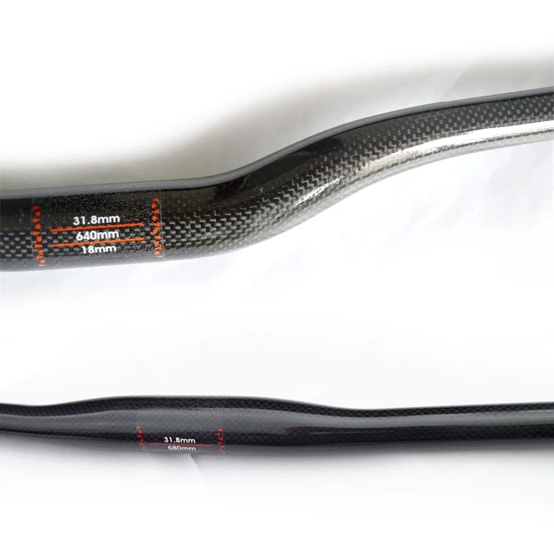 Новинка 2020 полный руль для велосипеда из углеродного волокна 3K части руля в форме