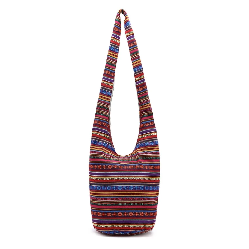 

Women Hippie Shoulder Bags Fringe Large Purses Ethnic Tote Handbag Travel Bag L9BE