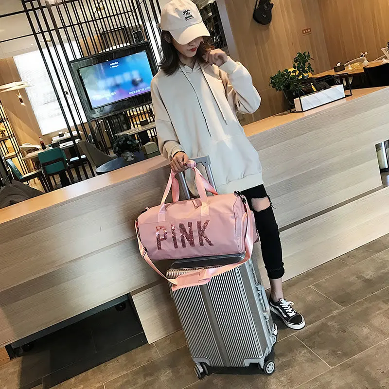 Women Travel Shoulder Bag Waterproof Mens Garment Bags 2 In 1 Large Luggage Duffel Totes Carry On Leisure Hand | Багаж и сумки