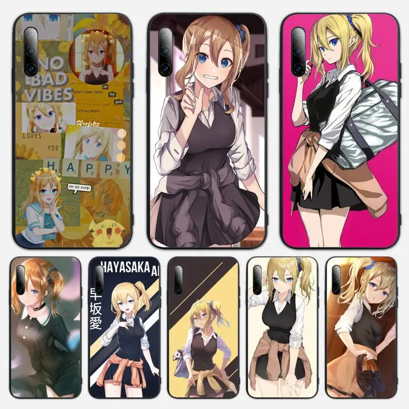 

Ai Hayasaka Kaguya-sama Anime Phone Case For Huawei P Y Nova mate 20 30 10 40 pro lite smart Cover Fundas Coque