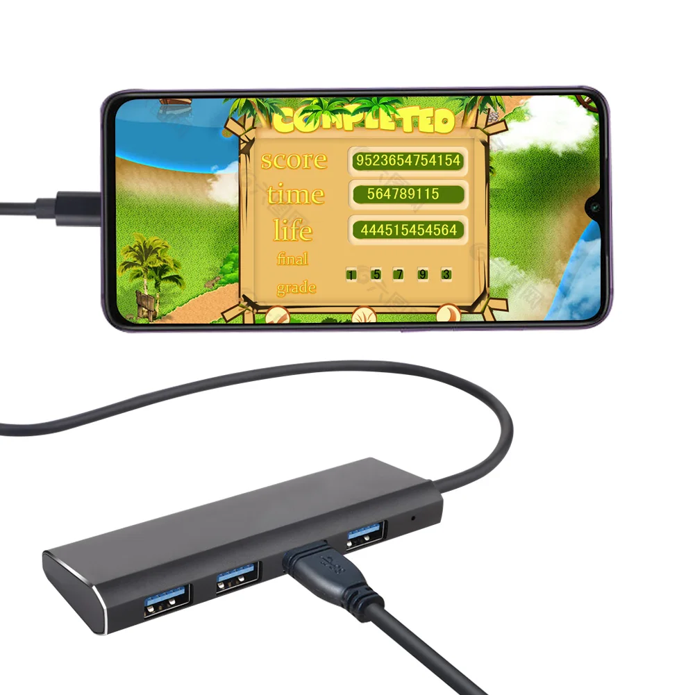 

4 in 1 USB 3.0 Adapter 4 Port USB HUB Adapter Multi USB Splitter High Speed Hub for Macbook Adaptador Accessories