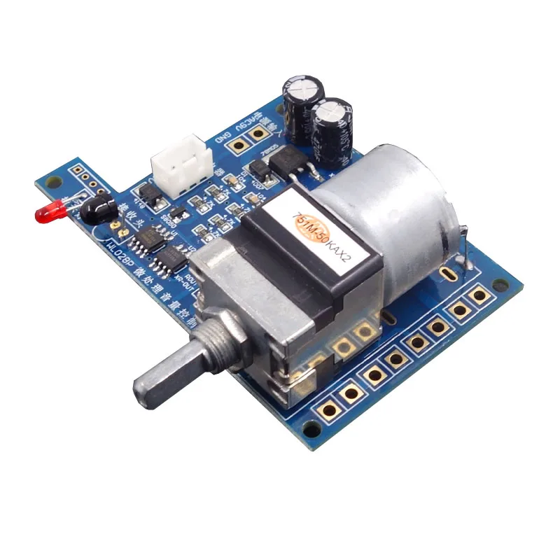 Усилитель звука микрообработка плата управления громкостью для предусилителя