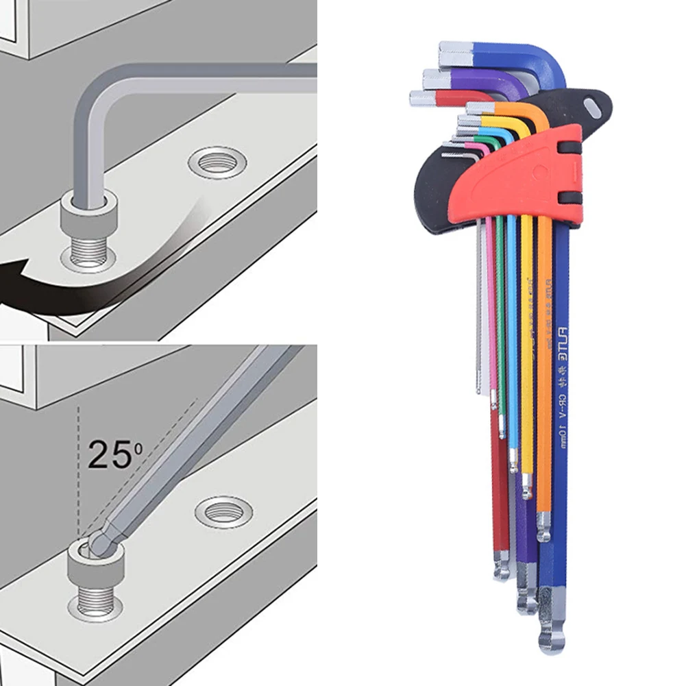 Набор ключей Allens шестигранный ключ отверток из хромованадиевой стали