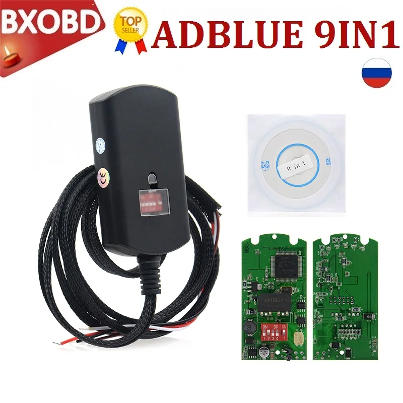 10 шт./лот Adblue 9 в 1 поддержка Euro4 &amp 5 эмулятор 8 | Автомобили и мотоциклы