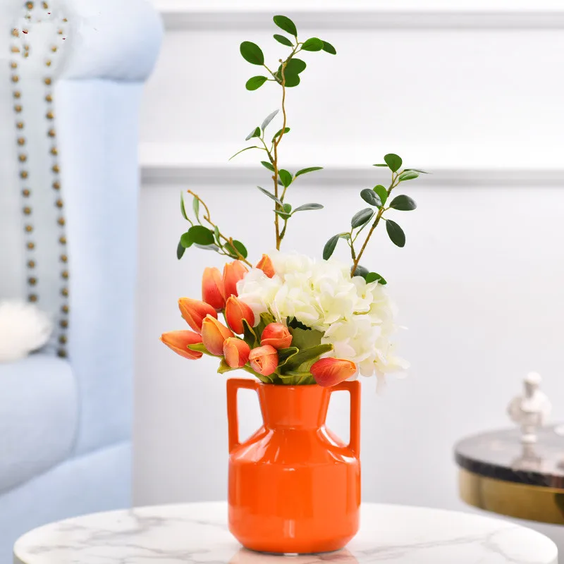 Керамическая Настольная ваза ремесла фигурки аксессуары для дома украшение