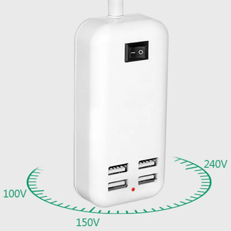15 Вт 4 A порты USB многопортовое зарядное устройство Питание Зарядное устройство для мобильного телефона Зарядка для Iphone 8 samsung Galaxy S8 Plus Xiaomi IPad