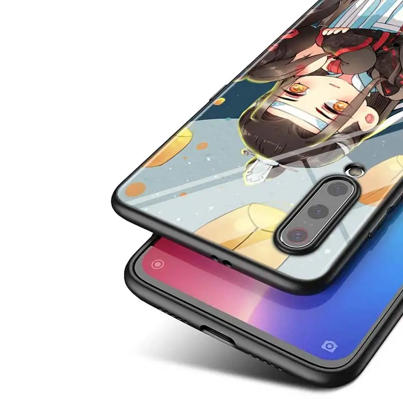 

Mo Dao Zu Shi Cartoon For Xiaomi Mi Note 10 Ultra 5G 9 SE 8 A3 A2 A1 Poco M2 Pro Play F1 Lite 5G Bright Black Phone Case