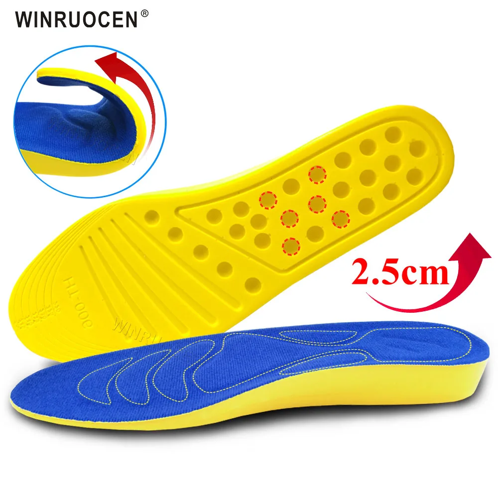 

Невидимые стельки для увеличения роста, Подошвенный Фасциит, массажный каблук, вставка, высокая поддержка, абсорбент для мужчин/женщин и му...