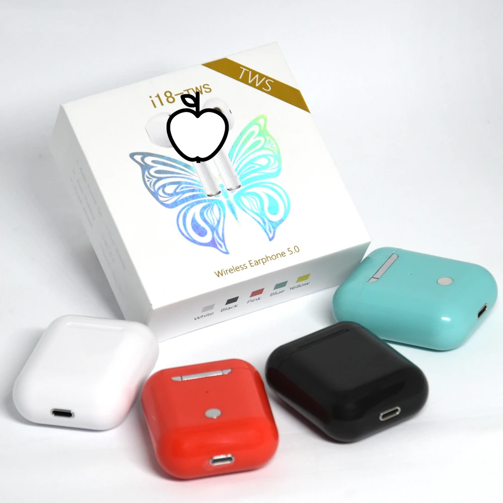 Новые оригинальные I18 Tws Touch Mini Bluetooth 5 0 беспроводные Pk I20 I10 Lk Te9 1:1 наушники для всех