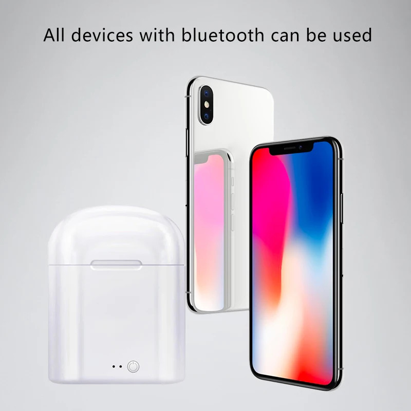 Bluetooth наушники 5 0 TWS Беспроводные с микрофоном зарядная коробка гарнитура для
