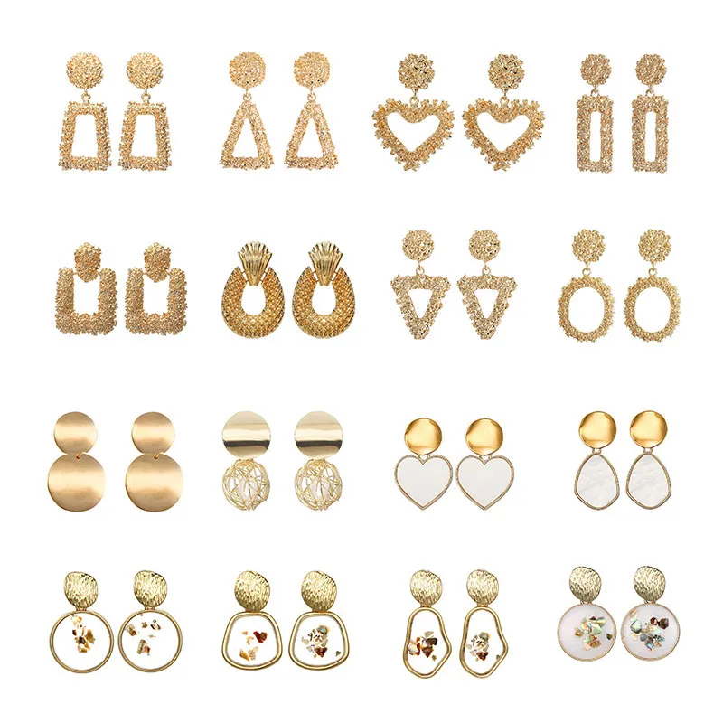 Модные серьги для женщин 2019 женские модные большие геометрические