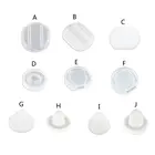 100 шт. подушечки для сережек, поддерживающие стабилизатор, силиконовые удобные подушечки для сережек всех размеров, клипсы для сережек, ювелирные изделия