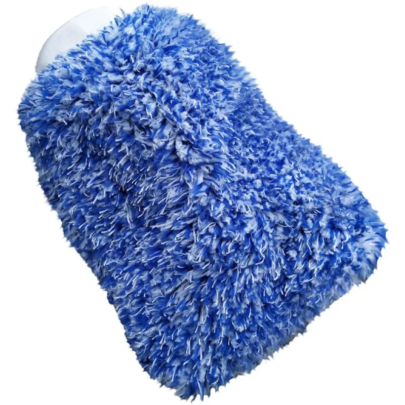 

1pc Maximum Mitt High Density Auto Wash Cloth Ultra Super Absorbancy Car Sponge Plush Glove Microfiber Cleaning Towel