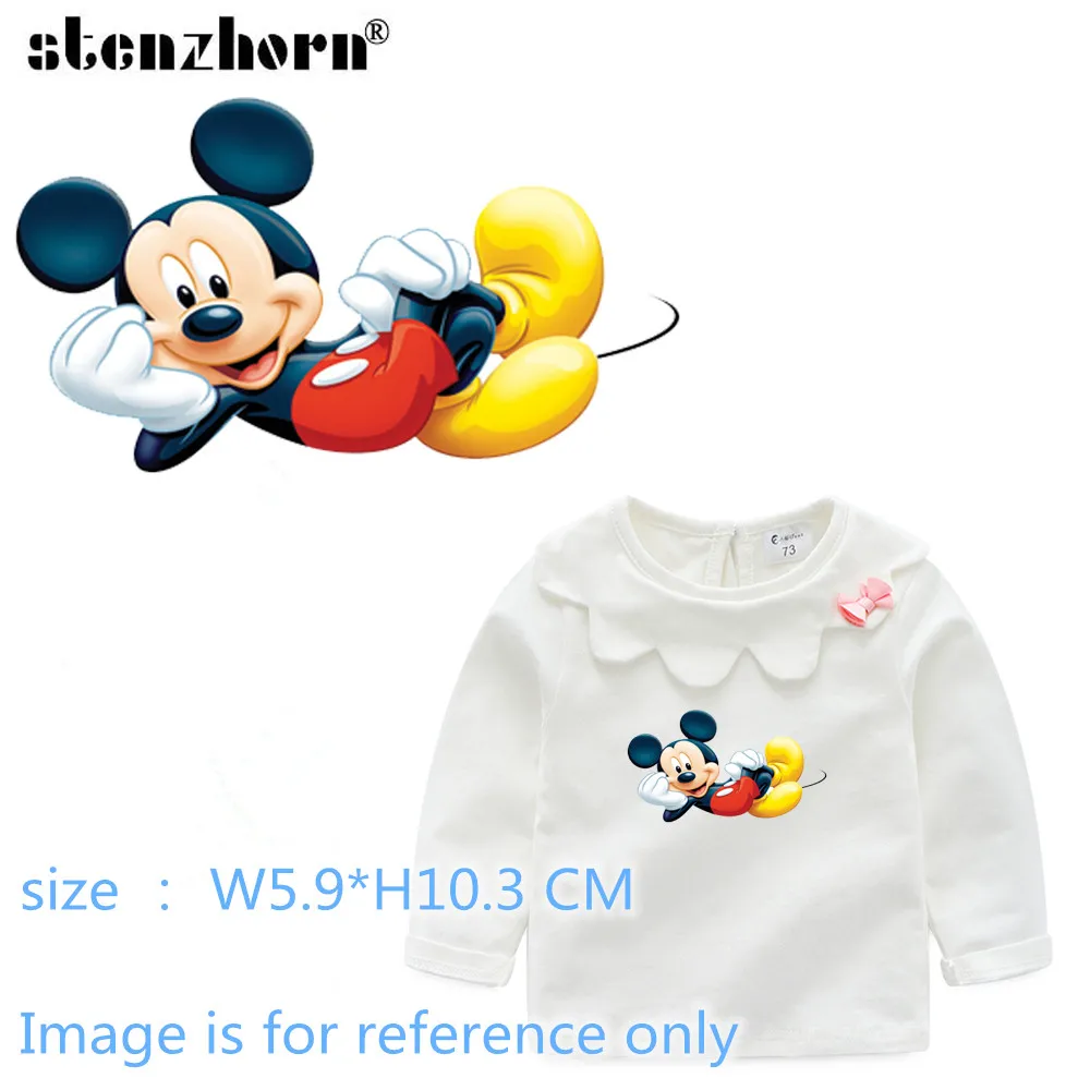 Mickey-S-15 Микки Минни теплопередачи термо клейкие Пластыри для одежды железа на переводах для одежды уровня приложения - Цвет: Mickey-S-15