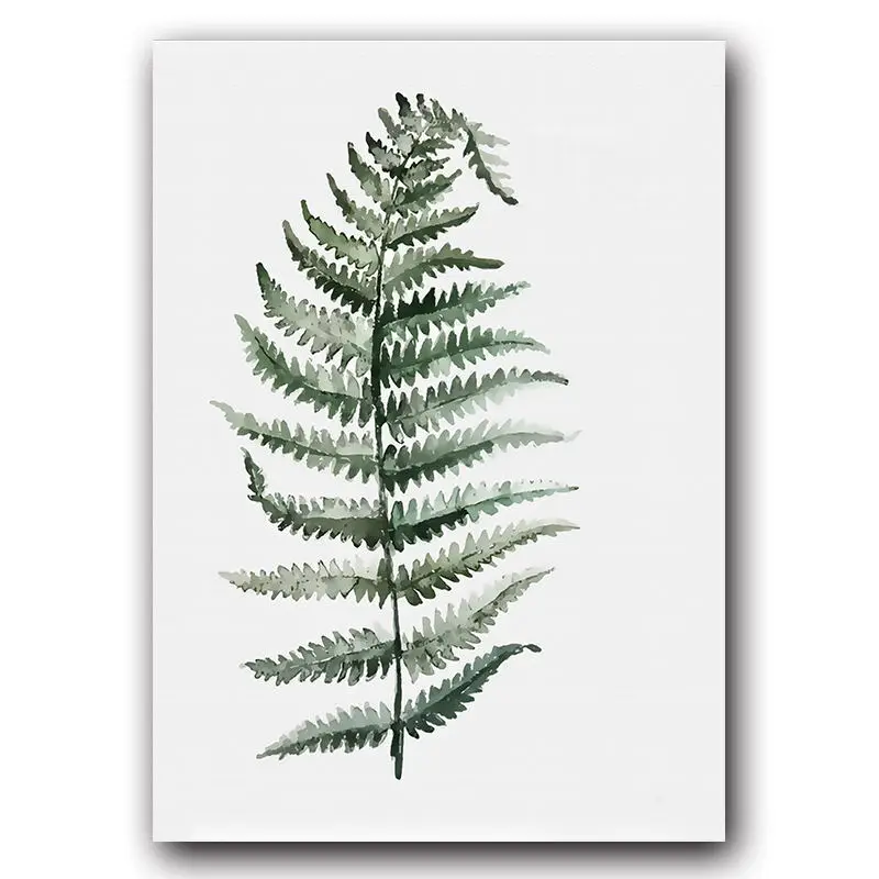 

Nordic Green Landscape Watercolor Canvas Painting Core Wish SuiShiTong Hot Style Living Room Decoration Factory Direct Sale