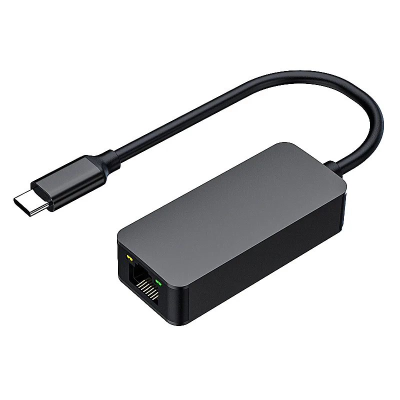 Сетевой адаптер USB C Ethernet к RJ45 для ноутбука Macbook Pro Samsung 2 5G Сетевая карта |