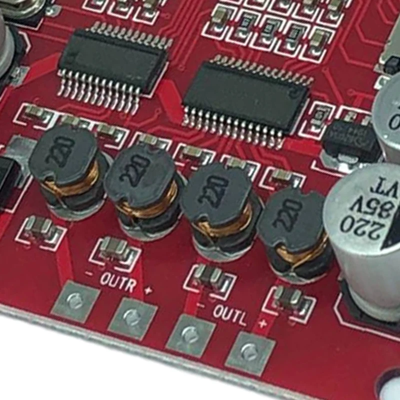 

XH-A233 15W x 2 Bluetooth 4.2 Digital Power Amplifier Board Stereo TF Card Play 12V-24V Audio Amp