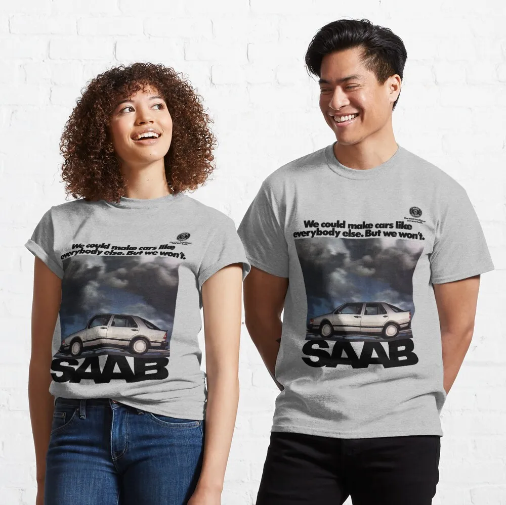 

Женская Классическая футболка SAAB 9000