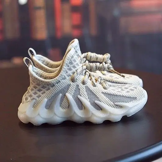 

Girls Spring&Summer 2021 Single Shoes Childrens Breathable Mesh Sneakers Boys Coconut Shoes for Kids