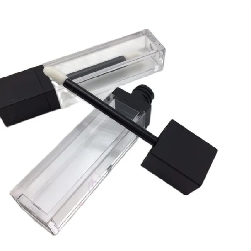 7 мл 40 шт./лот квадратный плоский блеск для губ пустые DIY Блеск многоразовый