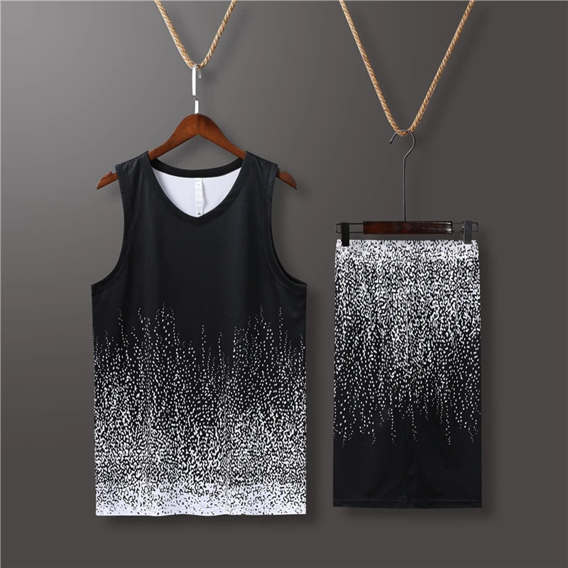 Дышащие быстросохнущие модные градиентные цветные пятна без рукавов Спортивные